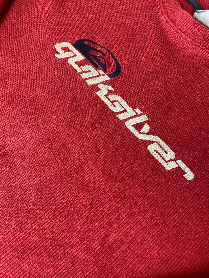 00'S VINTAGE QUICKSILVER CENTRE LOGO SWEATER (S)